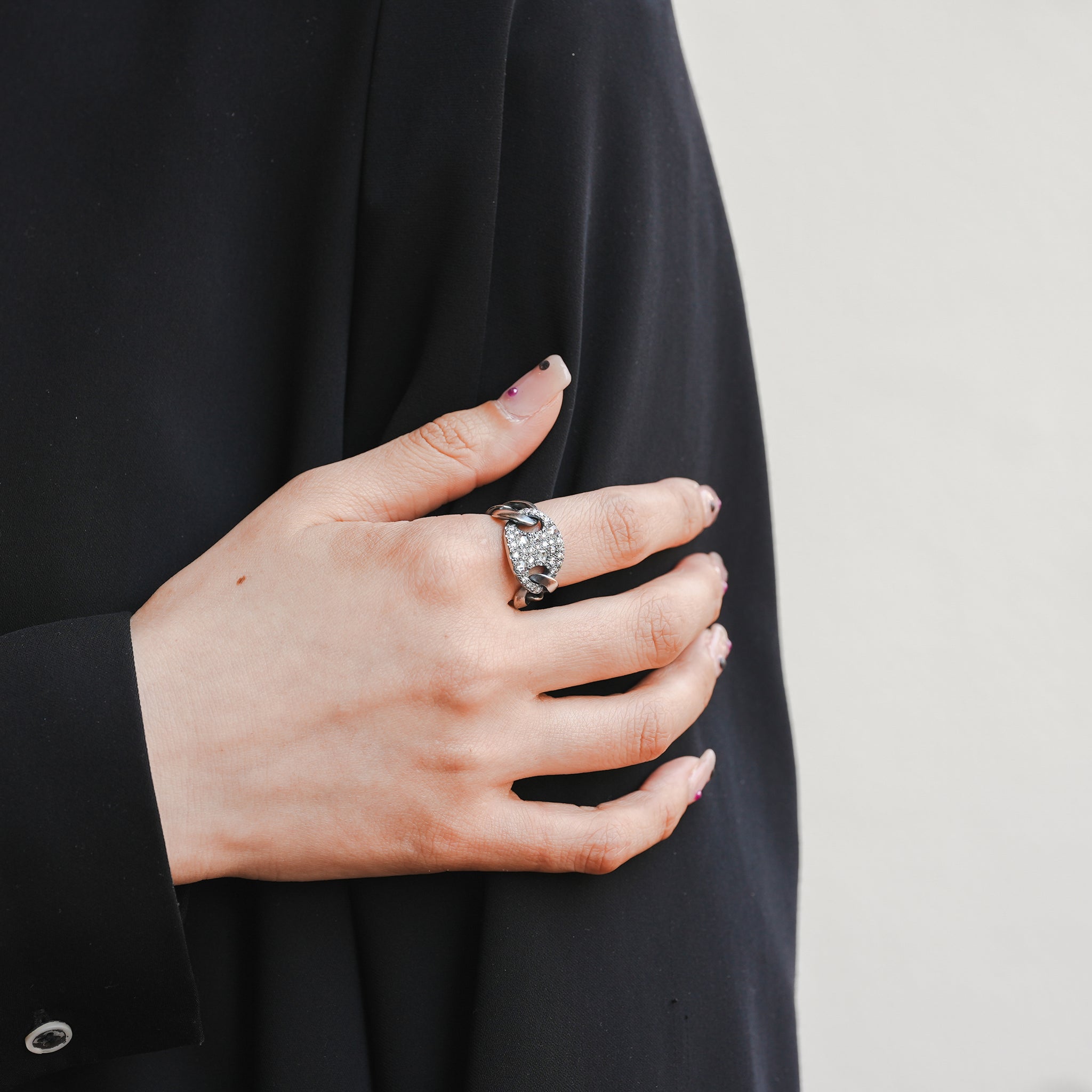 HUMETE COLLECTION MIX PAVE RING – hum RESTORE