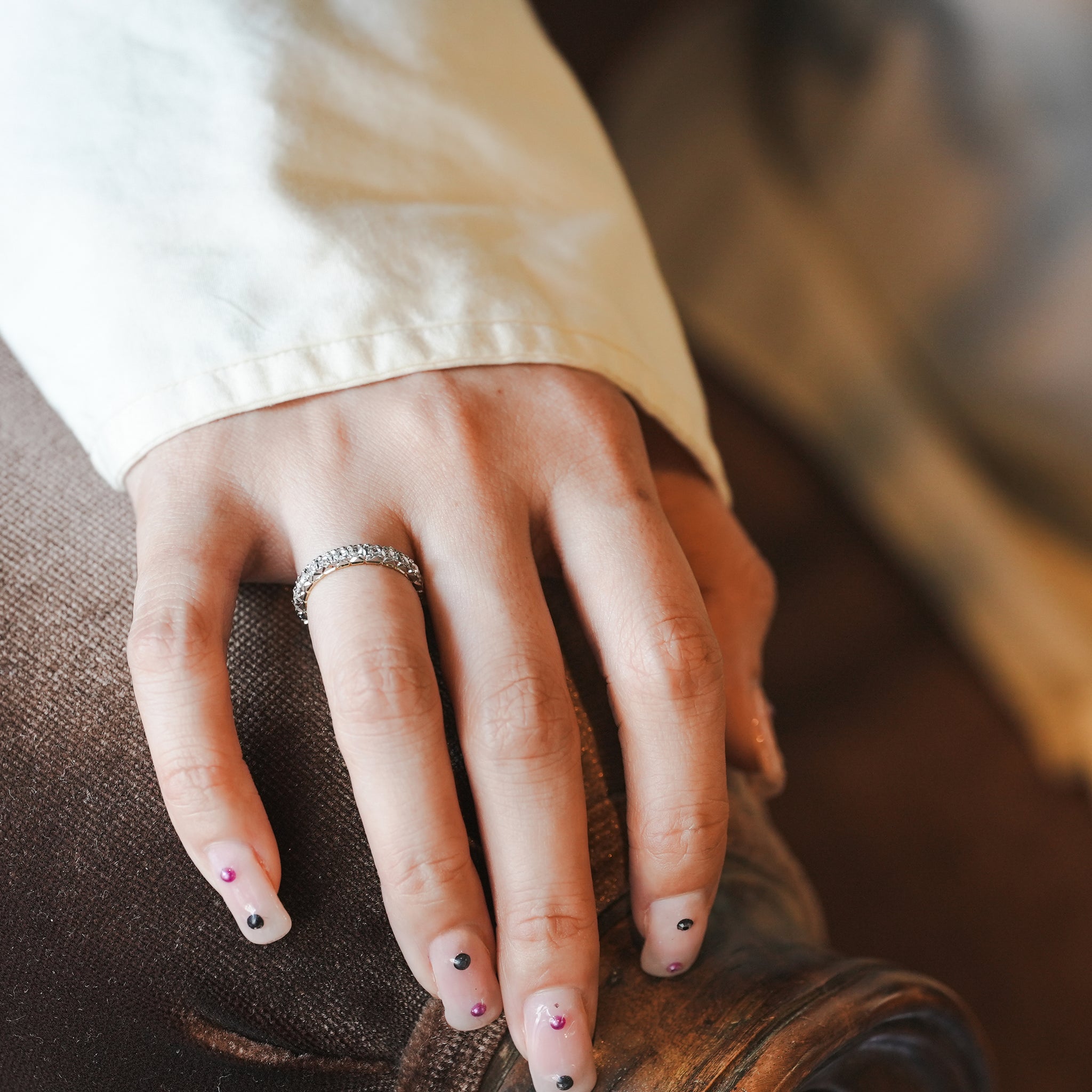 hum ROSECUT DIAMOND PAVE RING 9号 hum ROSECUT DIAMOND PAVE RING 9号 - メルカリ
